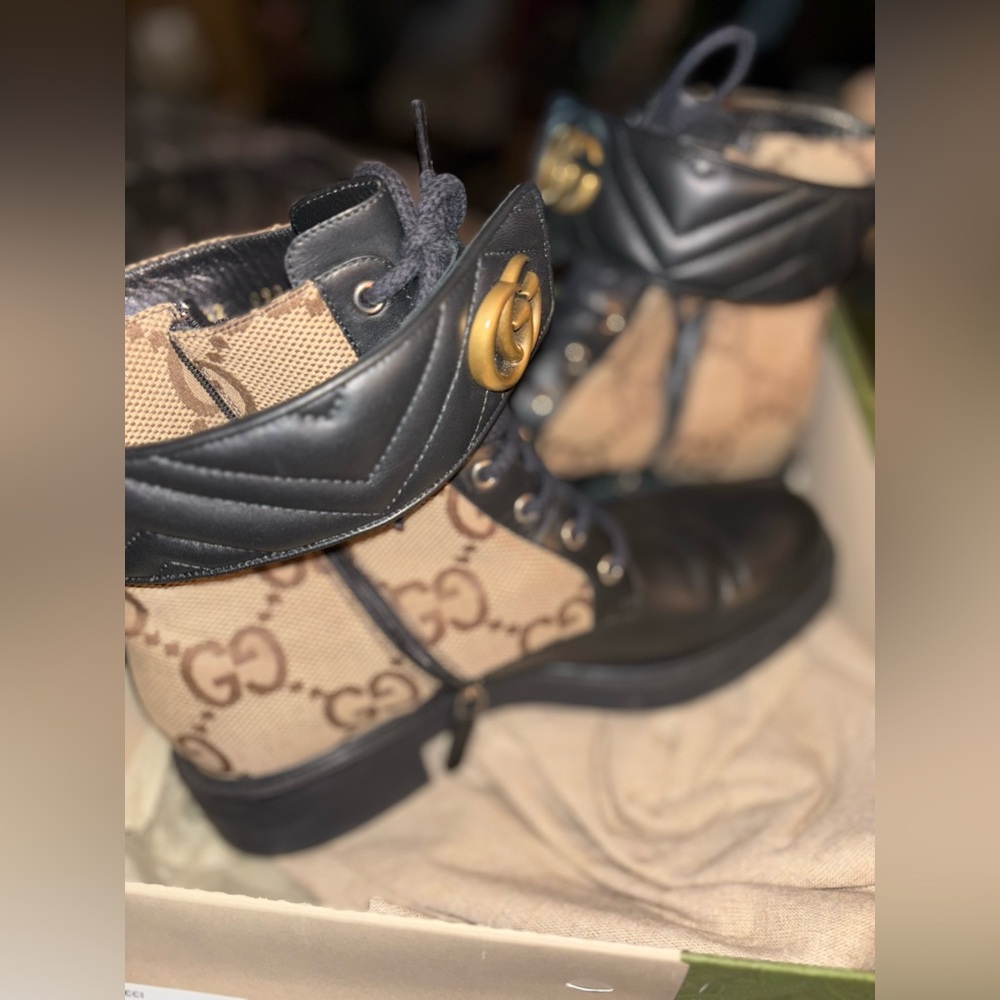 GUCCI LEATHER BOOTS